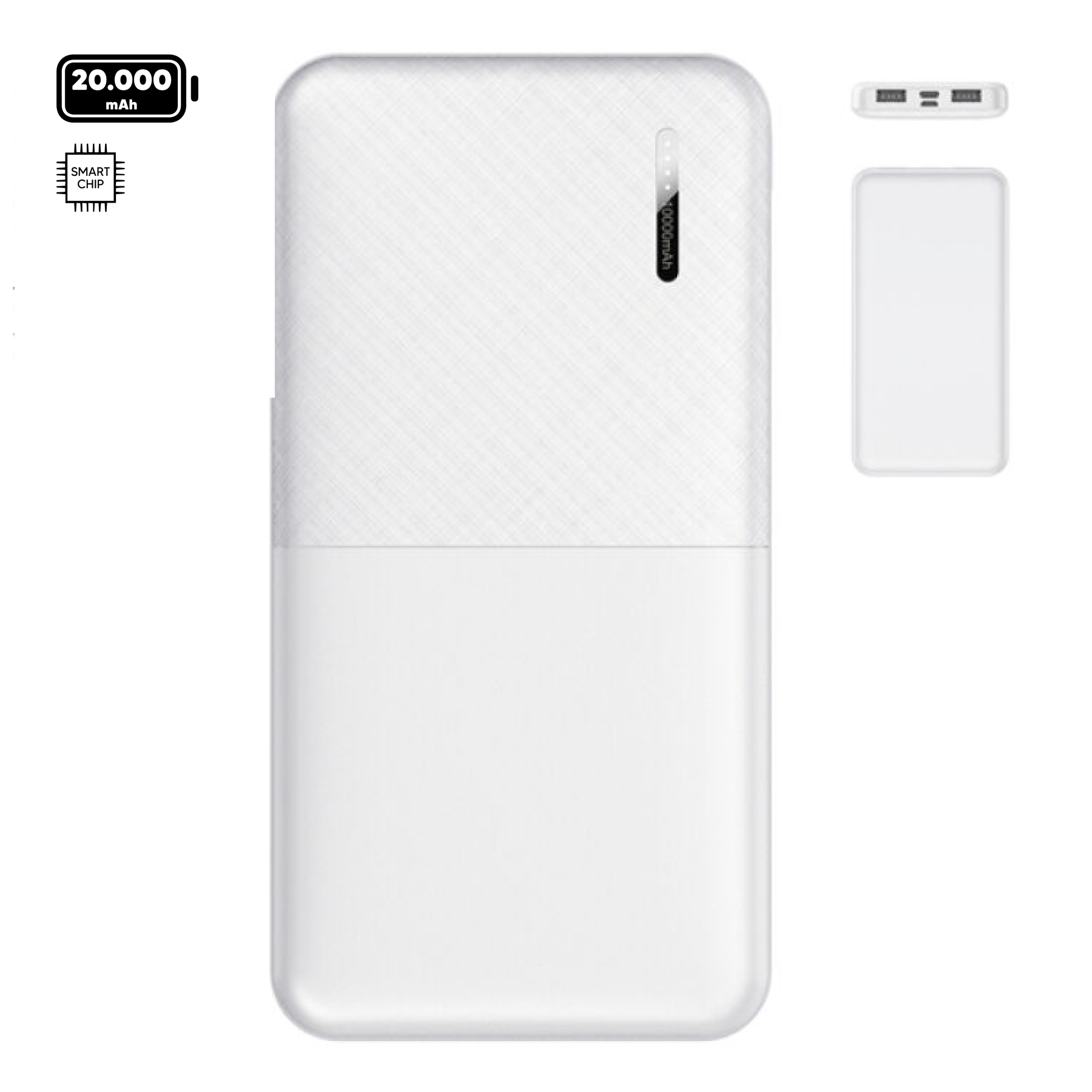 20321 BY - MARC POWERBANK BEYAZ 20.000 MAH