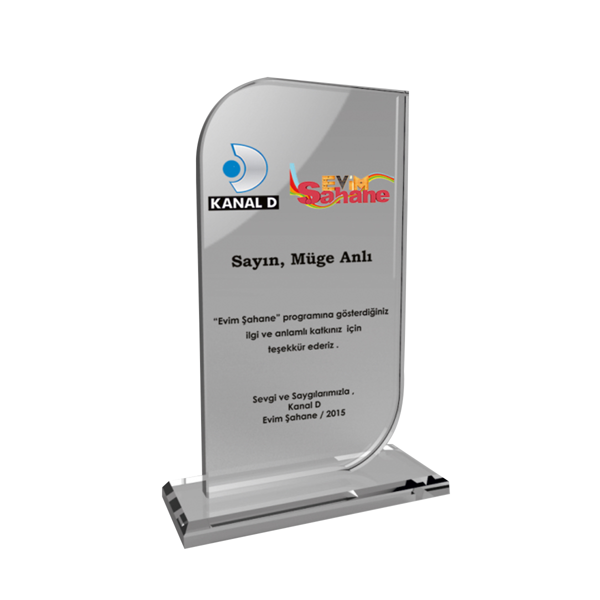 90311 - KRİSTAL PLAKET
